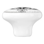  ontwerpdeur of ladehandgrepen keramische knop (Zijkant)