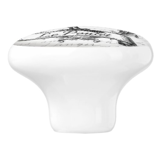  ontwerpdeur of ladehandgrepen keramische knop (Zijkant)