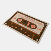 Ontwerpdeuromte voor tapes en cassettedesign deurmat (Schuin)