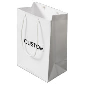 ONTWERPDOCUSTOMIZE SJABLOON BLANK MEDIUM CADEAUZAKJE (Voorkant Gekanteld)