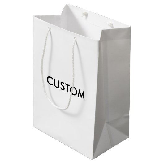 ONTWERPDOCUSTOMIZE SJABLOON BLANK MEDIUM CADEAUZAKJE (Voorkant Gekanteld)