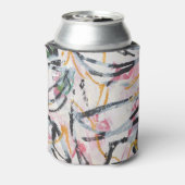 ontwerpelement van acrylverf blikjeskoeler (Blikje Achterkant)