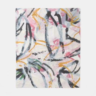 ontwerpelement van acrylverf fleece deken