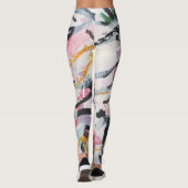 ontwerpelement van acrylverf leggings (Achterkant)