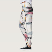 ontwerpelement van acrylverf leggings (Links)