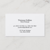 Ontwerpelement Visitekaartje (Achterkant)