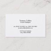 Ontwerpelement Visitekaartje (Achterkant)