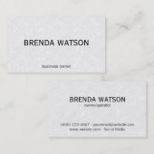 Ontwerpelement / Whimsical II Visitekaartje (Voorkant / Achterkant)