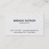 Ontwerpelement / Whimsical II Visitekaartje (Achterkant)