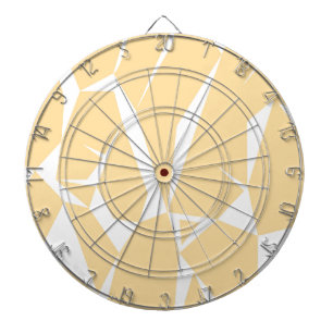 Ontwerpelementen goudwit dartbord
