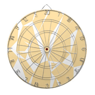 Ontwerpelementen goudwit dartbord