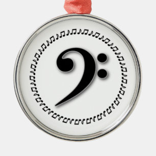 Ontwerpen van Clef Music Note Metalen Ornament