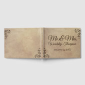 Ontwerpen van Elegant en Rustic Wedding Parchment Gastenboek (Volledig)