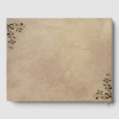 Ontwerpen van Elegant en Rustic Wedding Parchment Gastenboek (Achterkant)