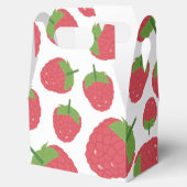 Ontwerpen van frambozenfruit bedankdoosjes (Geopend)