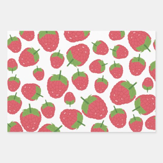 Ontwerpen van frambozenfruit inpakpapier vel (Voorkant 2)