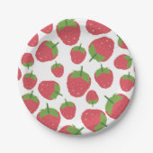 Ontwerpen van frambozenfruit papieren bordje (Voorkant)