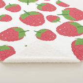 Ontwerpen van frambozenfruit sherpa deken (3/4)