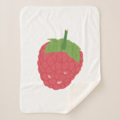 Ontwerpen van frambozenfruit sherpa deken (Voorkant)