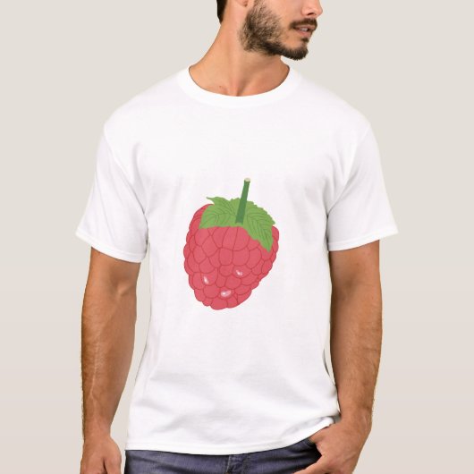 Ontwerpen van frambozenfruit t-shirt (Voorkant)