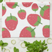 Ontwerpen van frambozenfruit theedoek (Gevouwen)