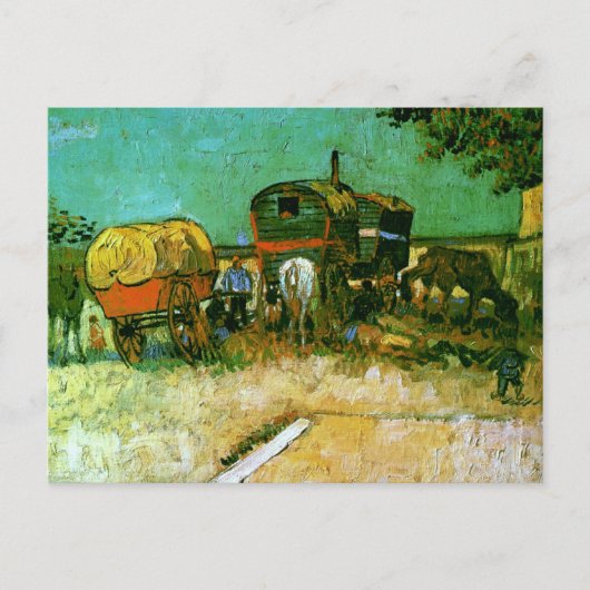 Ontwerpen van zigeuners van Gogh Fine Art Briefkaart (Voorkant)