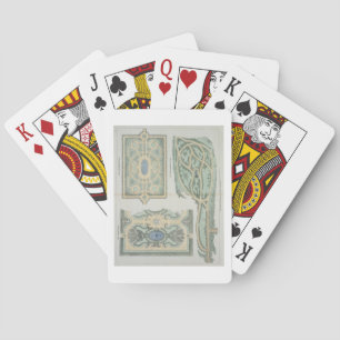 Ontwerpen voor Frans, Oud Engels en Modern Engels Pokerkaarten