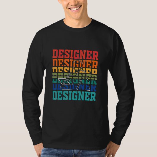 Ontwerper Antieke Web Ontwerpers T-shirt (Voorkant)