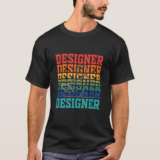 Ontwerper Antieke Web Ontwerpers T-shirt (Voorkant)