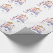 Ontwerper Baby shower Gift Wrap Cadeaupapier (Hoek)