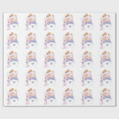 Ontwerper Baby shower Gift Wrap Cadeaupapier (Vlak)