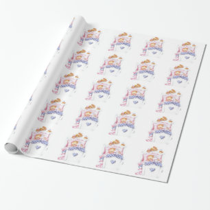 Ontwerper Baby shower Gift Wrap Cadeaupapier