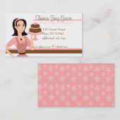 Ontwerper Bakedgoods-Cake Visitekaartje (Voorkant / Achterkant)