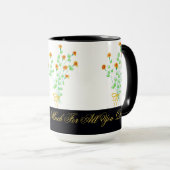 Ontwerper bedankt voor de koffie Mok (Voorkant rechts)