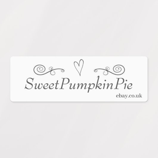 Ontwerper Bedrijfs Stickers/Etiketten Labels (Design 1)