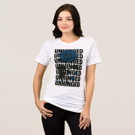 ontwerper blauwe roos vrouw Tri-Blend shirt