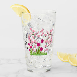 Ontwerper Bloemen & Vlinders Iced Glass Cup Glas
