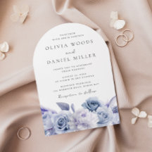 Ontwerper Boog Stof Blauw Bloem Bruiloft