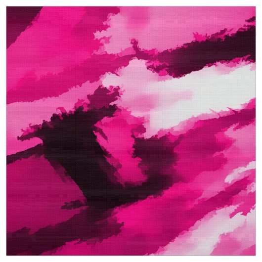 Ontwerper Camo in Hot Pink Stof (Swatch)