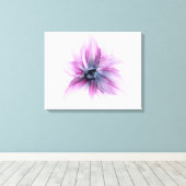 Ontwerper Dahlia—pas— aan Canvas Afdruk (Insitu (Houten vloer))