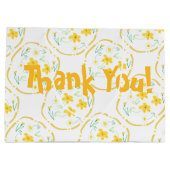 Ontwerper Dank u Gift Bag Large Cadeautasje (Achterkant)