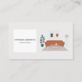 Ontwerper en interieurdecorateur visitekaartje (Voorkant)