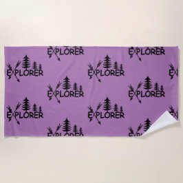 Ontwerper Explorer - Strandhanddoek Strandlaken