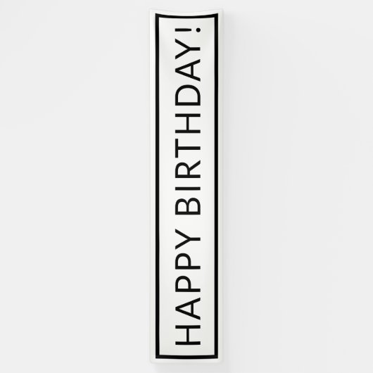 Ontwerper Geïnspireerde Witte Dag Spandoek (Verticaal)