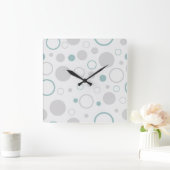 Ontwerper Geometrische moderne kunst Vierkante Klok (Huis)