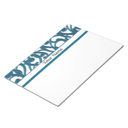 Ontwerper Gepersonaliseerde Sjabloon Notitieblok (Schuin)