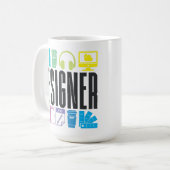 Ontwerper Gereedschap Koffiemok (Voorkant links)