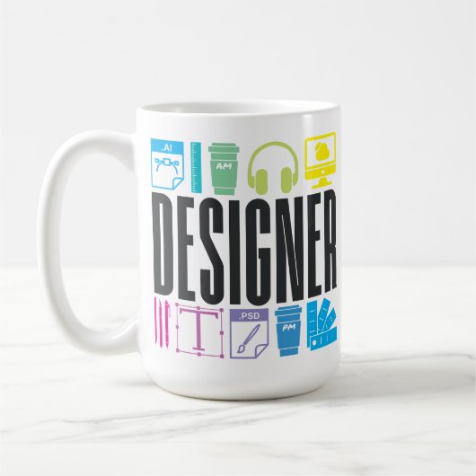 Ontwerper Gereedschap Koffiemok (Links)