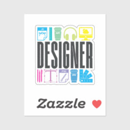 Ontwerper Gereedschap Sticker