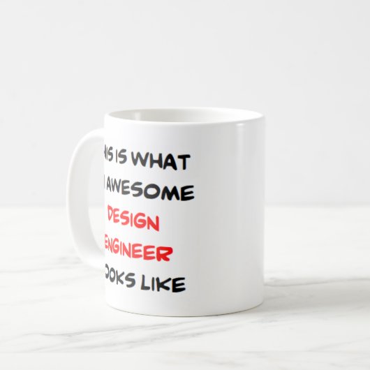 ontwerper, geweldige koffiemok (Voorkant links)